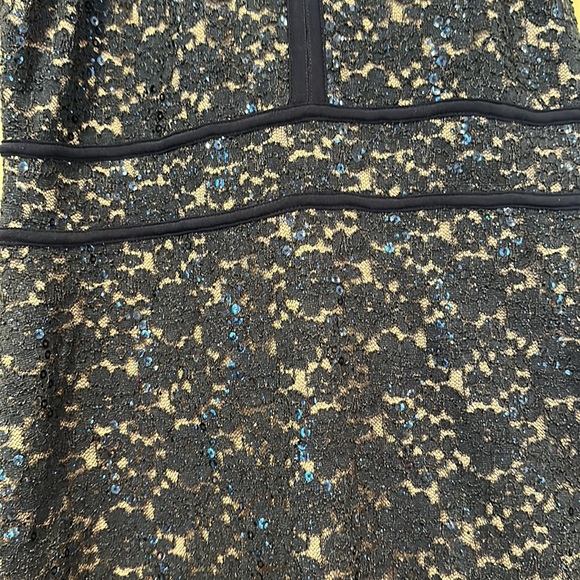 Nightway David’s Bridal Bridesmaid Dress Navy 11/12 Size - Picture 2 of 6